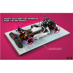 Alu Set-Up Wheel for 1/8 on-Road (4)