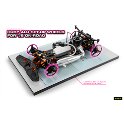 Alu Set-Up Wheel for 1/8 on-Road (4)