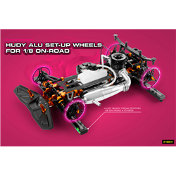 Alu Set-Up Wheel for 1/8 on-Road (4)