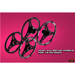 Alu Set-Up Wheel for 1/8 on-Road (4)