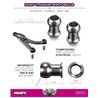 Titan Pivot Ball D=4.9 / S=5 / 3mm Hex (2)
