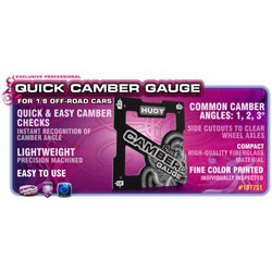 Quick Camber Gauge 1/8 Off-Road 1° 2° 3°