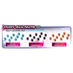 Alu Nut M3 - Blue (10)