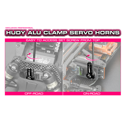 Alu Clamp Servo Horn - Hitec - 3-Hole M3 - 24T