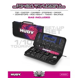 Set-up Station & Set-up Tools + Bag for 1/10 Touring Cars