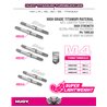 HUDY TITANIUM ADJUSTABLE TURNBUCKLE 55MM M4 L/R (2) 
