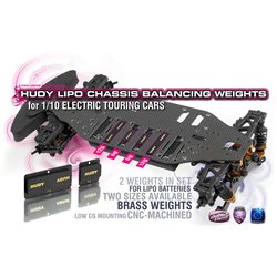 LiPo Chassis Balancing Weights 12g - Low CG (2)