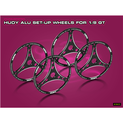Alu Set-Up Wheel For 1/8 GT (4)