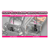 Alu Clamp Servo Horn - Futaba, Savöx - 3-Hole M3 - 25t