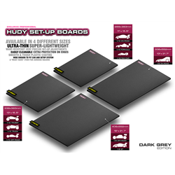 Flat Set-Up Board 1/8 On-Road-Lightweight-Dark Grey