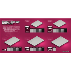 Flat Set-Up Board 1/8 On-Road-Lightweight-Dark Grey