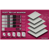 Flat Set-Up Board 1/8 On-Road-Lightweight-Dark Grey