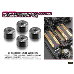 Precision Balancing Chassis Weights 10g (4)