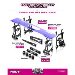 Set-Up Station & Set-Up Tools + Carrying Bag For 1/8 GT
