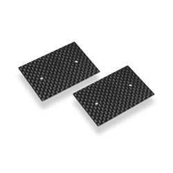 Graphite Rear Wing Side Plate 0.5mm - 1/10 Nitro (2)