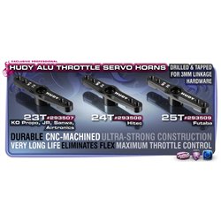 Alu Throttle Servo Horn - Futaba - 25t (M3 Thread) - V2