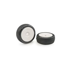 Matrix Blackhole Clay Soft 1:8 Buggy Pre-glued White Wheels (2)