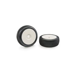 Matrix Nebula Soft 1:8 Buggy Pre-glued White Wheels (2)