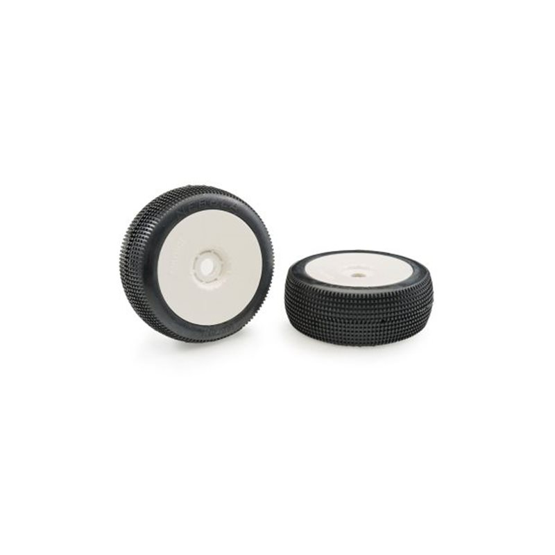 Matrix Nebula Super Soft 1:8 Buggy Pre-glued White Wheels (2)
