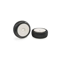 Matrix Stardust Clay Soft 1:8 Buggy Pre-glued White Wheels (2)