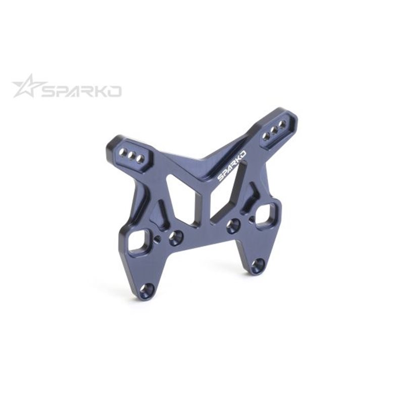 Sparko F8 7075Aluminum Front Shock Tower (Dark Blue)