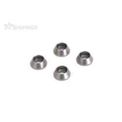 Sparko F8 Aluminum Shock Tower Washers (Titanium Color)
