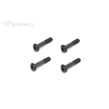 Sparko F8 Hex Shanked Button M3x13.7mm (4pcs)