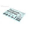 Sparko F8 Body Sticker-Black and White