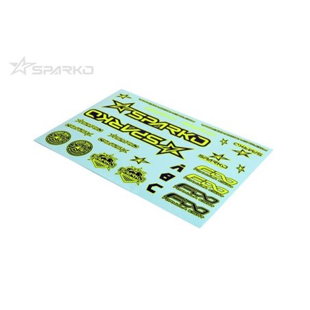 Sparko F8 Body Sticker-Yellow for Optional