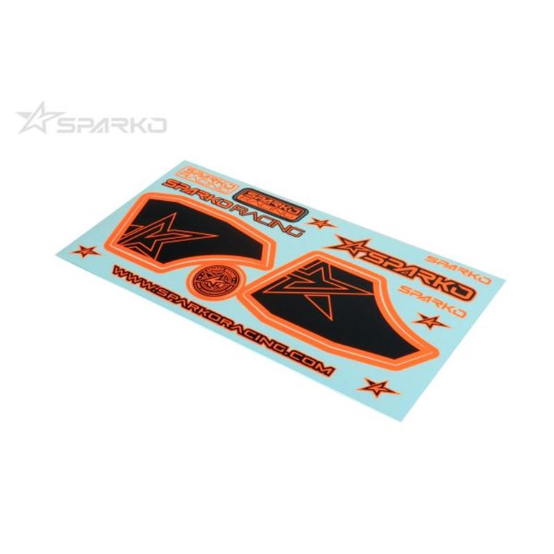 Sparko F8 Wing Sticker-Orange for Optional Wing
