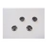 Serrated Large Diameter 1:10 Aluminium Wheel Nuts (4) Gun Metal