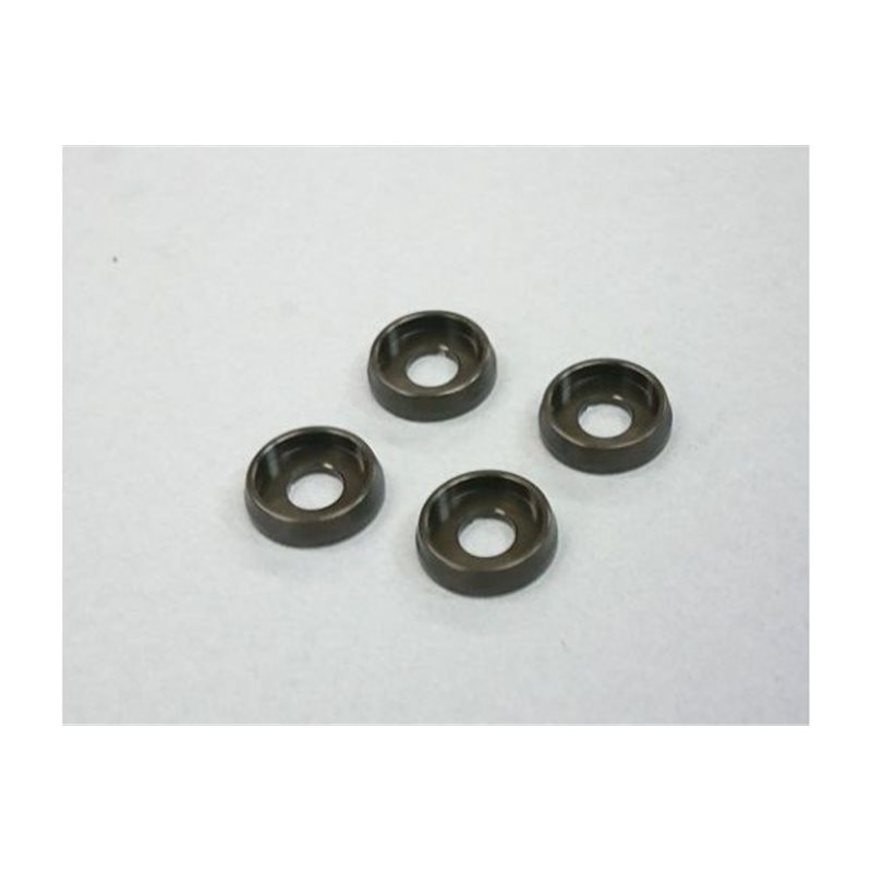 M4 Flat Head Washer (4) Gun Metal