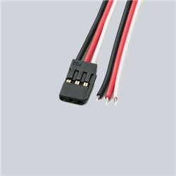 Gold Plated Servo Lead (Black)