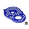 JConcepts - B4 aluminum rear motor mount - honeycomb - blue