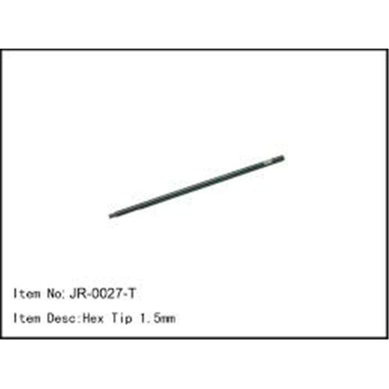 Hex tip 1,5mm