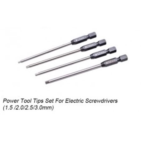 Power Tool Hex Set (1.5/2.0/2.5/3.0)