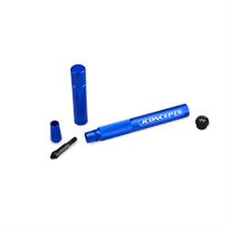 JConcepts - Precision hobby knife handle w/storage - blue