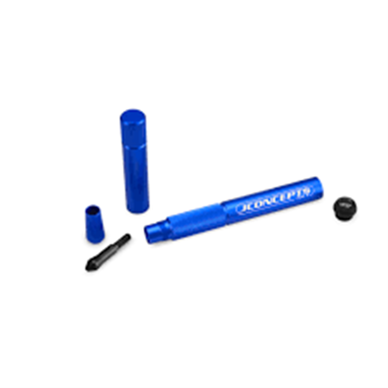 JConcepts - Precision hobby knife handle w/storage - blue