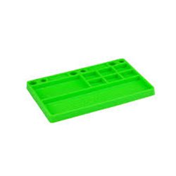 JConcepts parts tray, rubber material - green