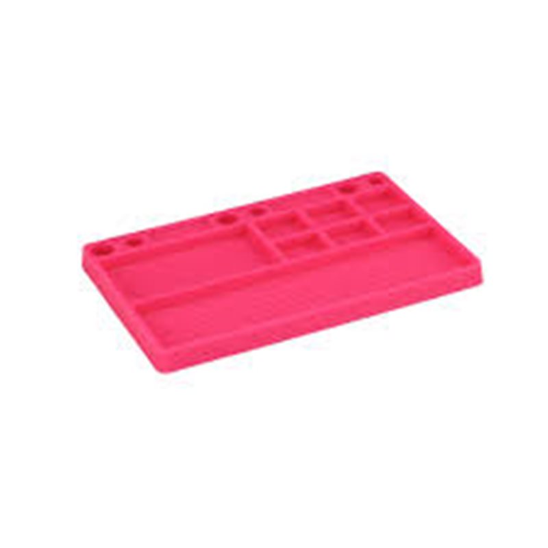 JConcepts parts tray, rubber material - pink 
