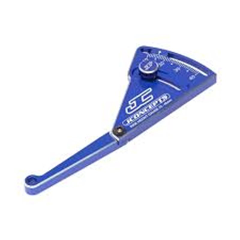 JConcepts - Aluminum ride height gauge, 10-40mm - blue 