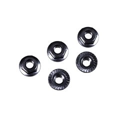 M4 ALUMI. NUT W/FLANGE