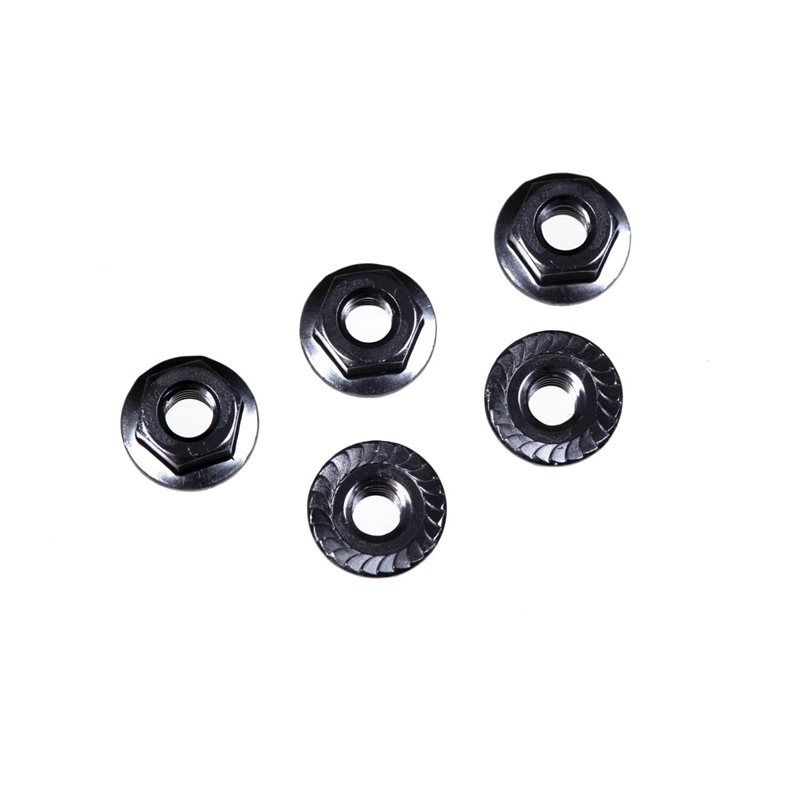 M4 ALUMI. NUT W/FLANGE