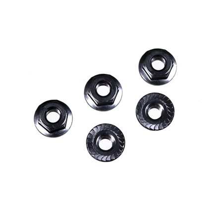 M4 ALUMI. NUT W/FLANGE