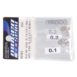 SHIM SETS  3x5 (0.1, 0.2, 0.3 10pcs each)