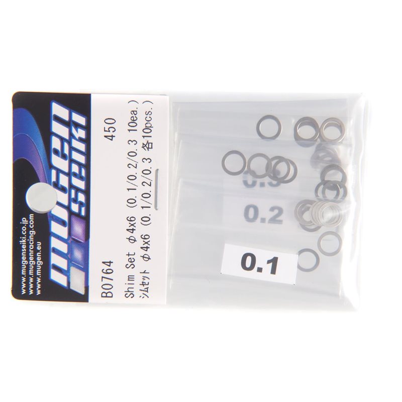 SHIM SETS  4x6 (0.1, 0.2, 0.3 10pcs each)