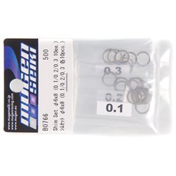 SHIM SETS  6x8 (0.1, 0.2, 0.3 10pcs each)