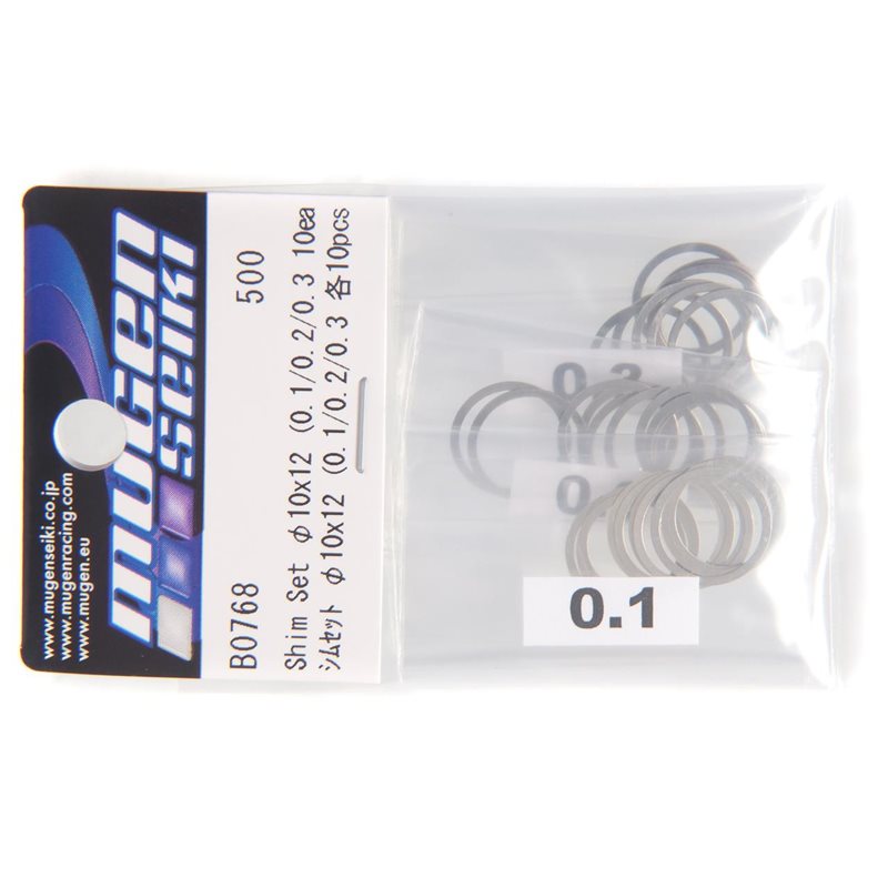 SHIM SETS  10x12 (0.1, 0.2, 0.3 10pcs each)