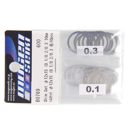 SHIM SETS  12x15 (0.1, 0.2, 0.3 10pcs each)