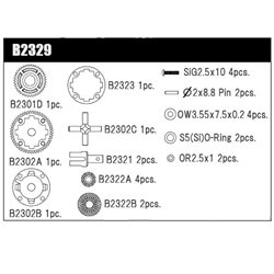 Gear Diff Kit MSB1